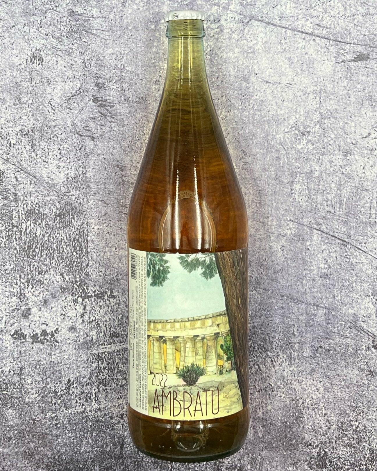 1L Ambratu Liter 2022 Gebbia, Due Terre Wines, Vino Bianco Terre Siciliane IGT