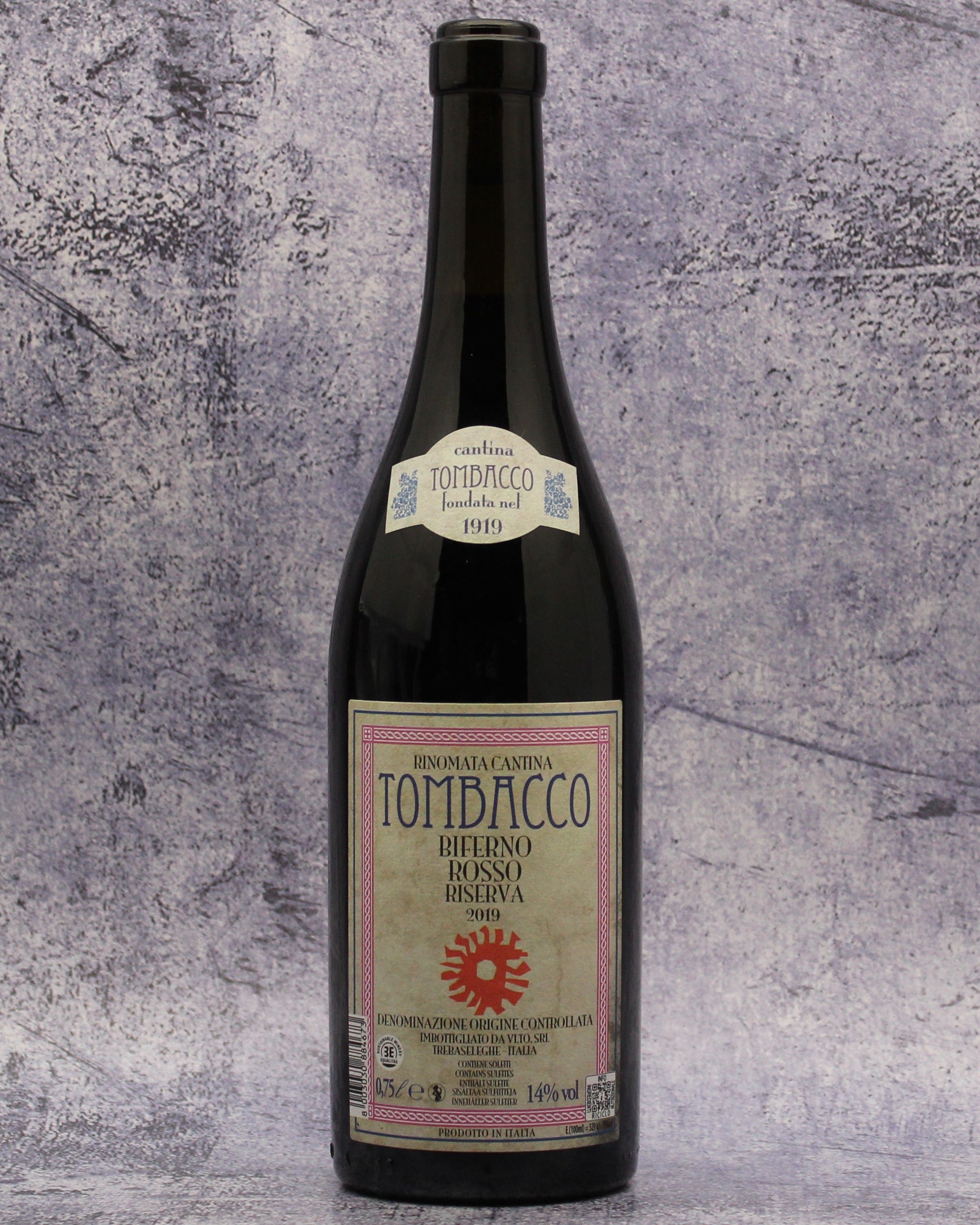 2019 Tombacco Biferno Rosso Riserva