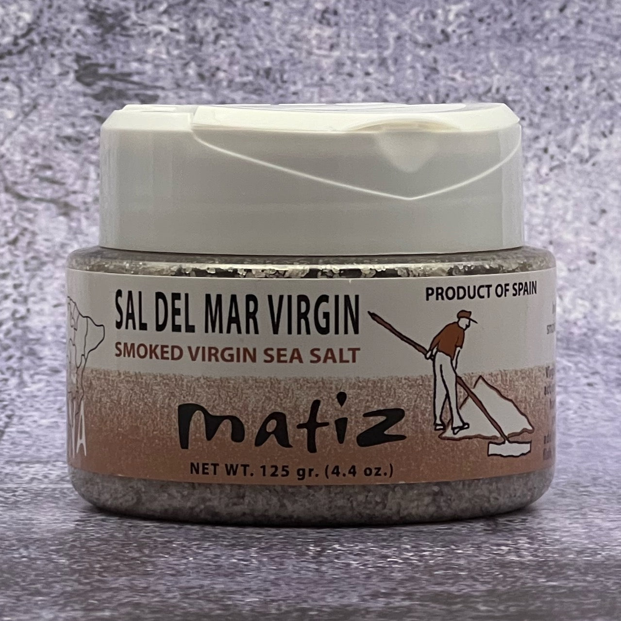 Matiz Sal Del Mar Virgin, Smoked Virgin Sea Salt 4.4 oz