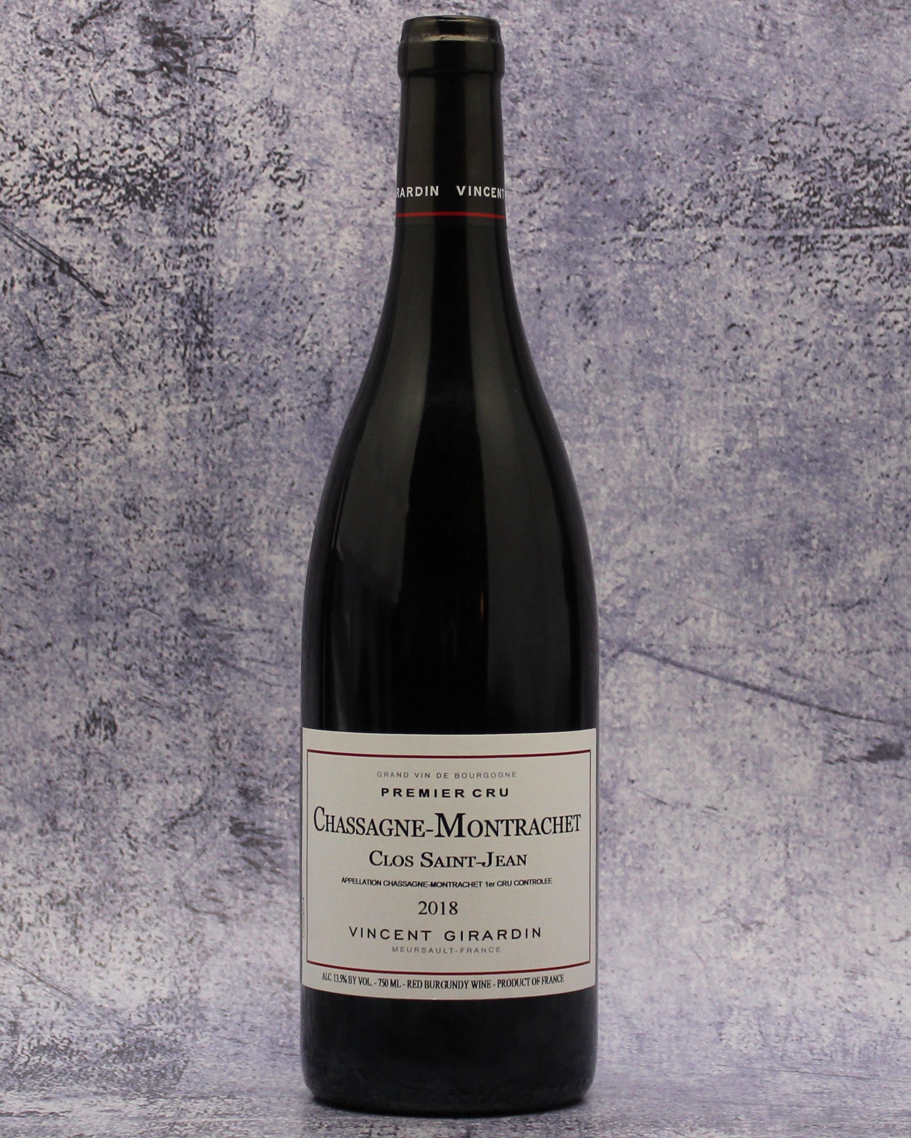 2018 Vincent Girardin Chassagne-Montrachet Premier Cru Clos Saint-Jean (Rouge)