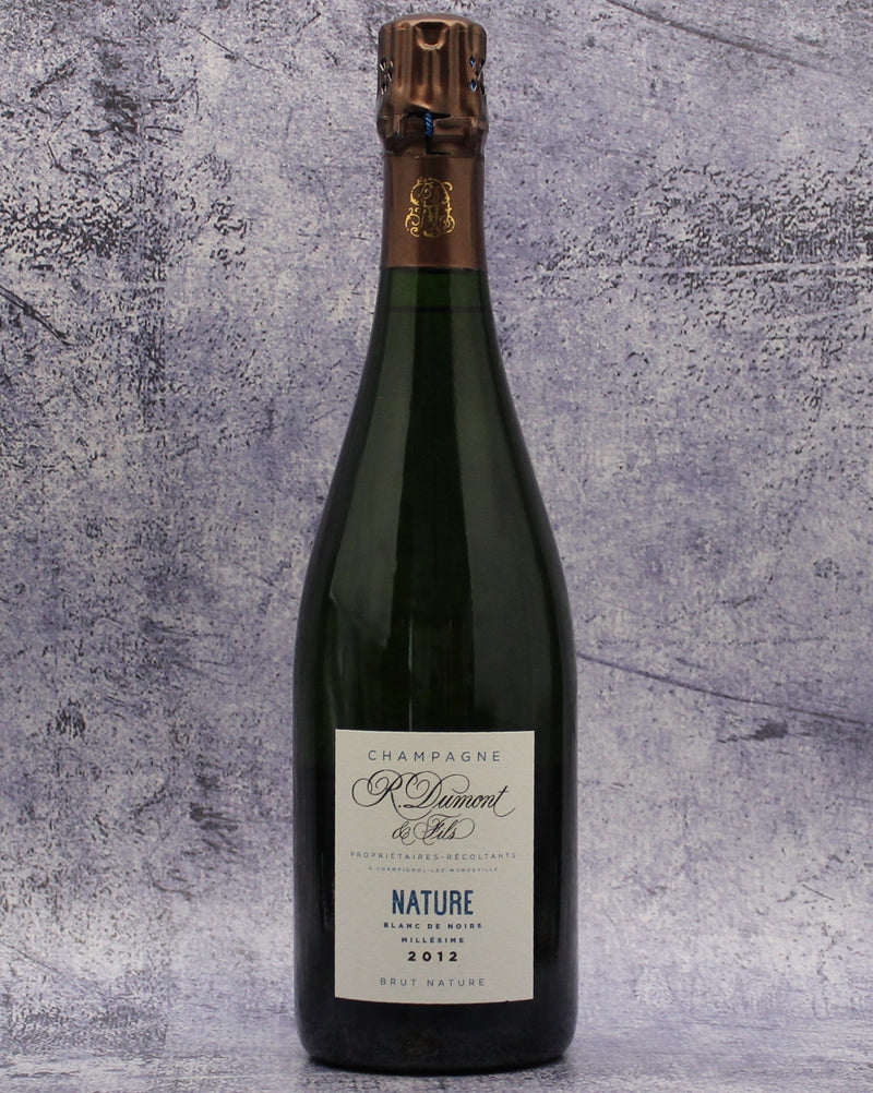 2012 Champagne R. Dumont & Fils Blanc de Noirs Millesime Brut Nature