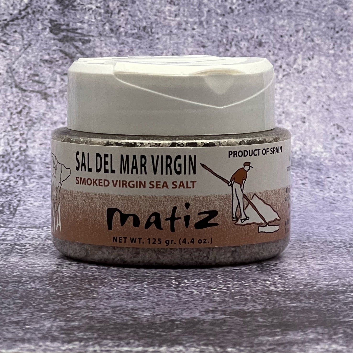 Matiz Sal Del Mar Virgin, Smoked Virgin Sea Salt 4.4 oz