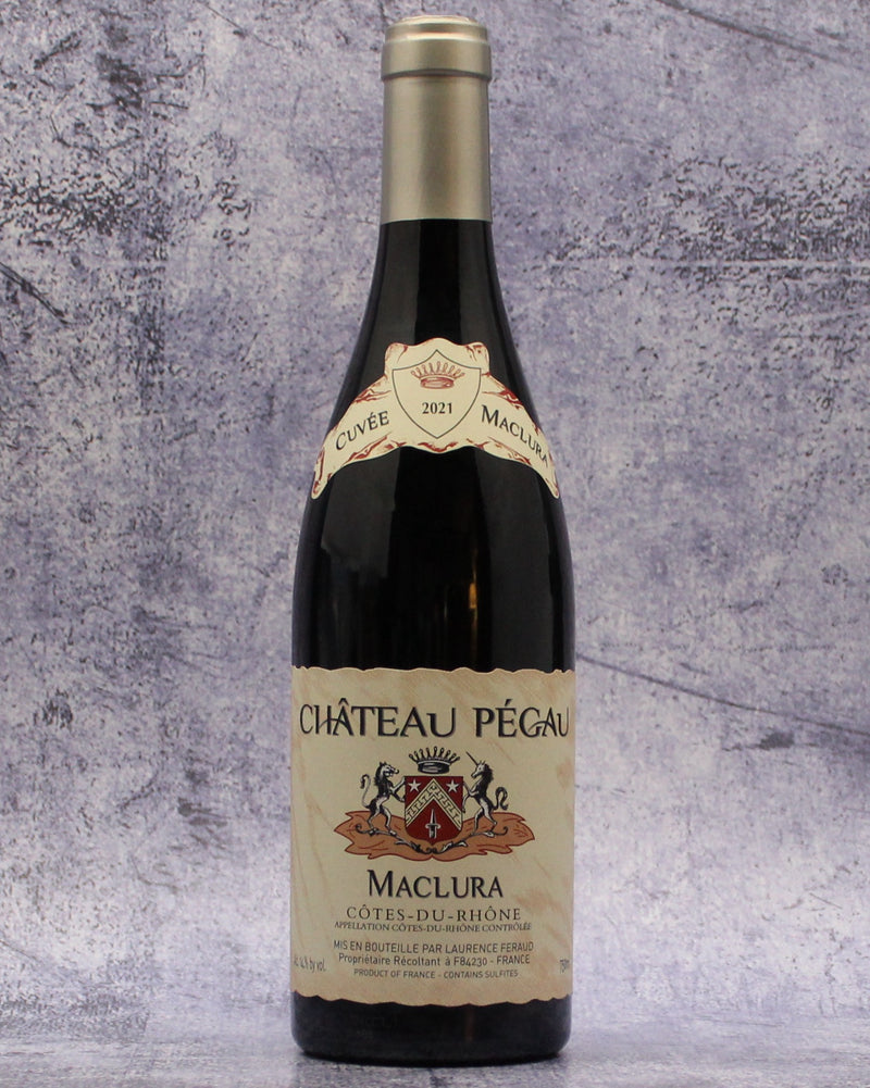 2021 Chateau Pegau Cotes du Rhone Cuvee Maclura Rouge