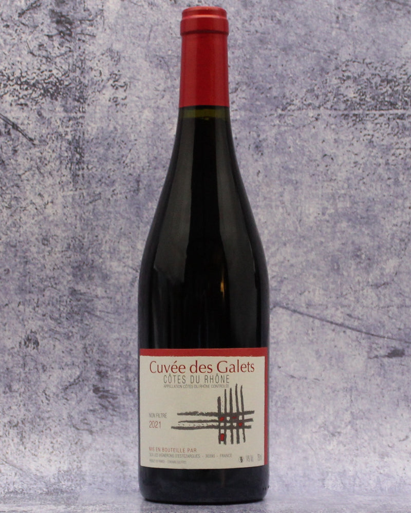 2021 Vignerons d'Estezargues Cuvee des Galets Cotes du Rhone Rouge