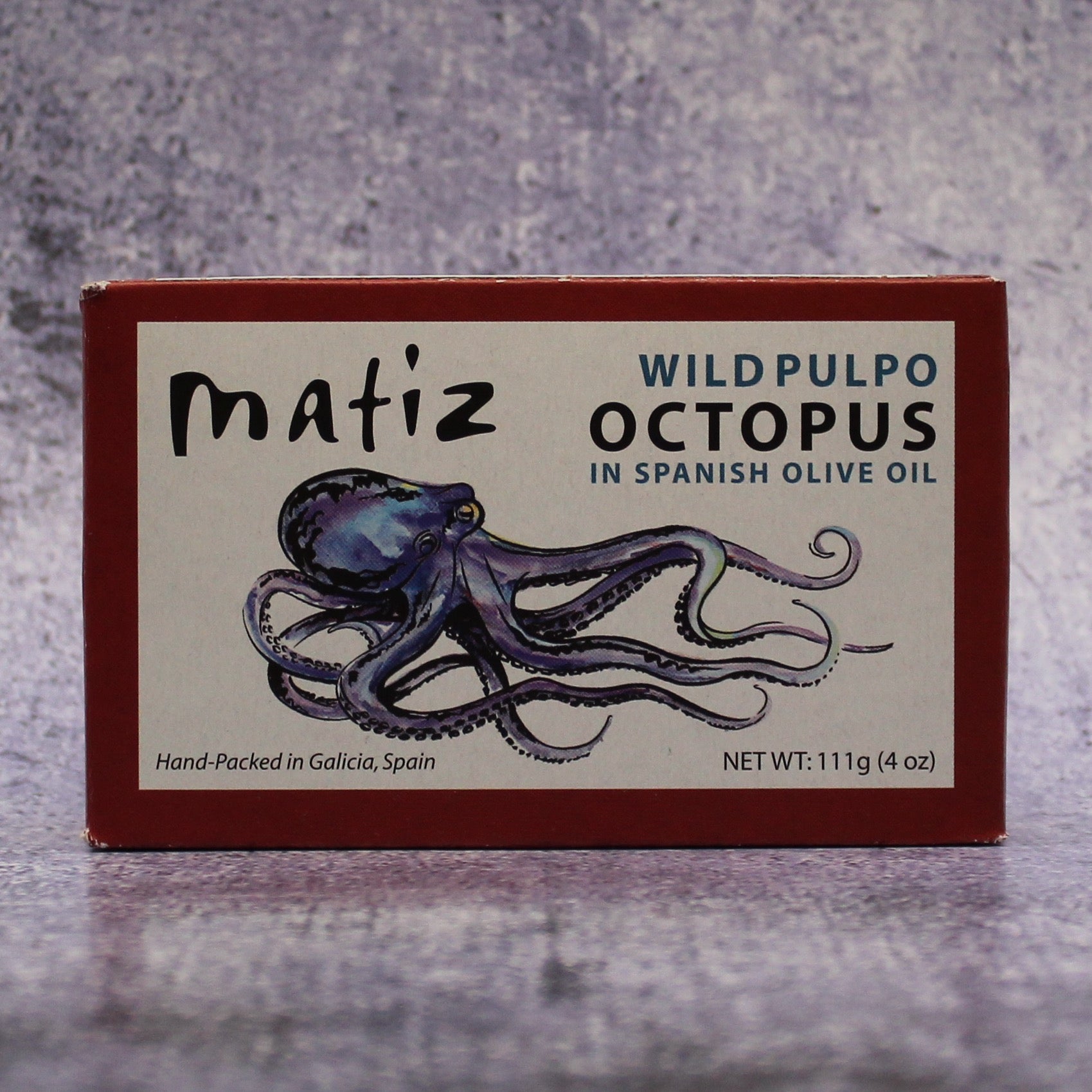 Matiz, Wild Pulpo (Octopus) in Spanish Olive Oil 4 oz