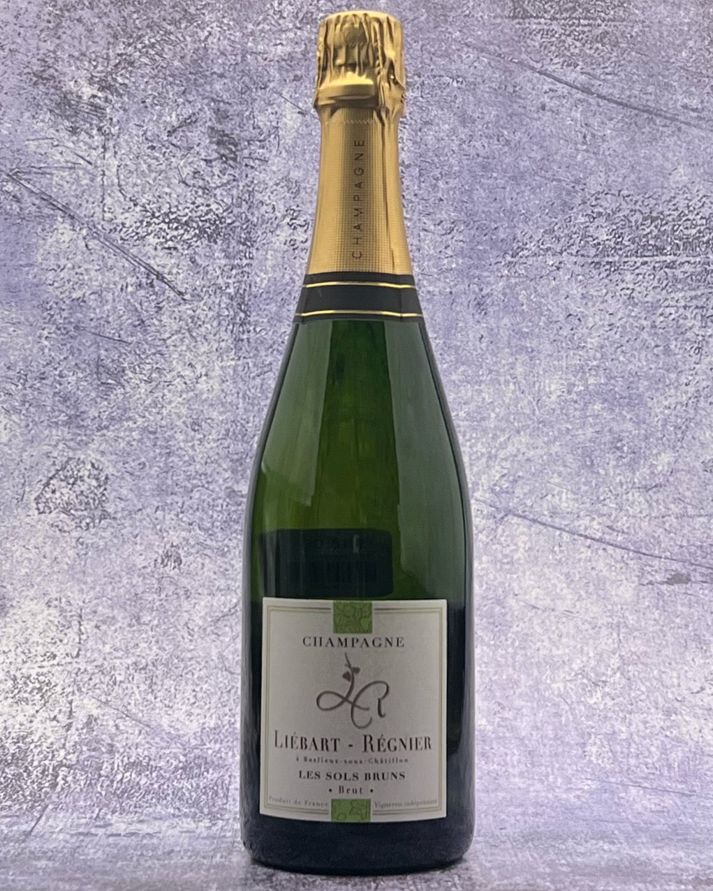 NV Champagne Liebart-Regnier "Les Sols Bruns" Brut, 60% Pinot Meunier, 20% Pinot Noir, 20% Chardonnay