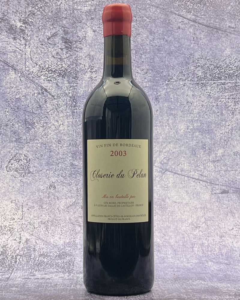 2003 Closerie du Pelan Bordeaux Rouge