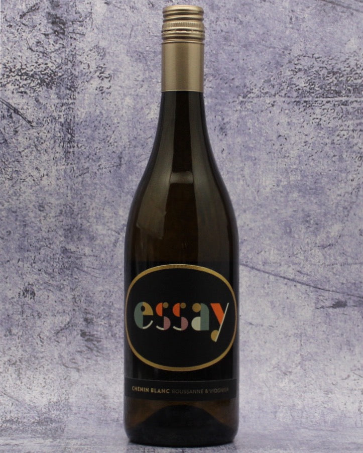 2021 Essay White Wine Blend, Chenin Blanc 72%, Roussanne 17% & Viognier 11%