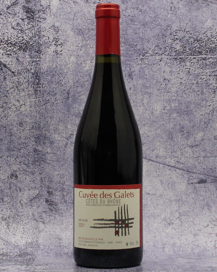 2021 Vignerons d'Estezargues Cuvee des Galets Cotes du Rhone Rouge