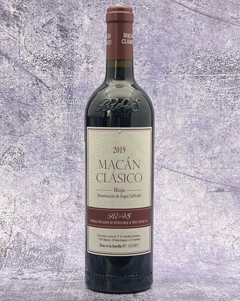 2019 Bodegas Benjamin de Rothschild & Vega Sicilia Macan Clasico Rioja DOC