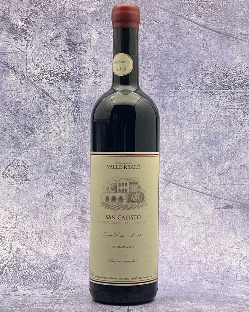 2015 Valle Reale 'San Calisto' Montepulciano D'Abruzzo DOC