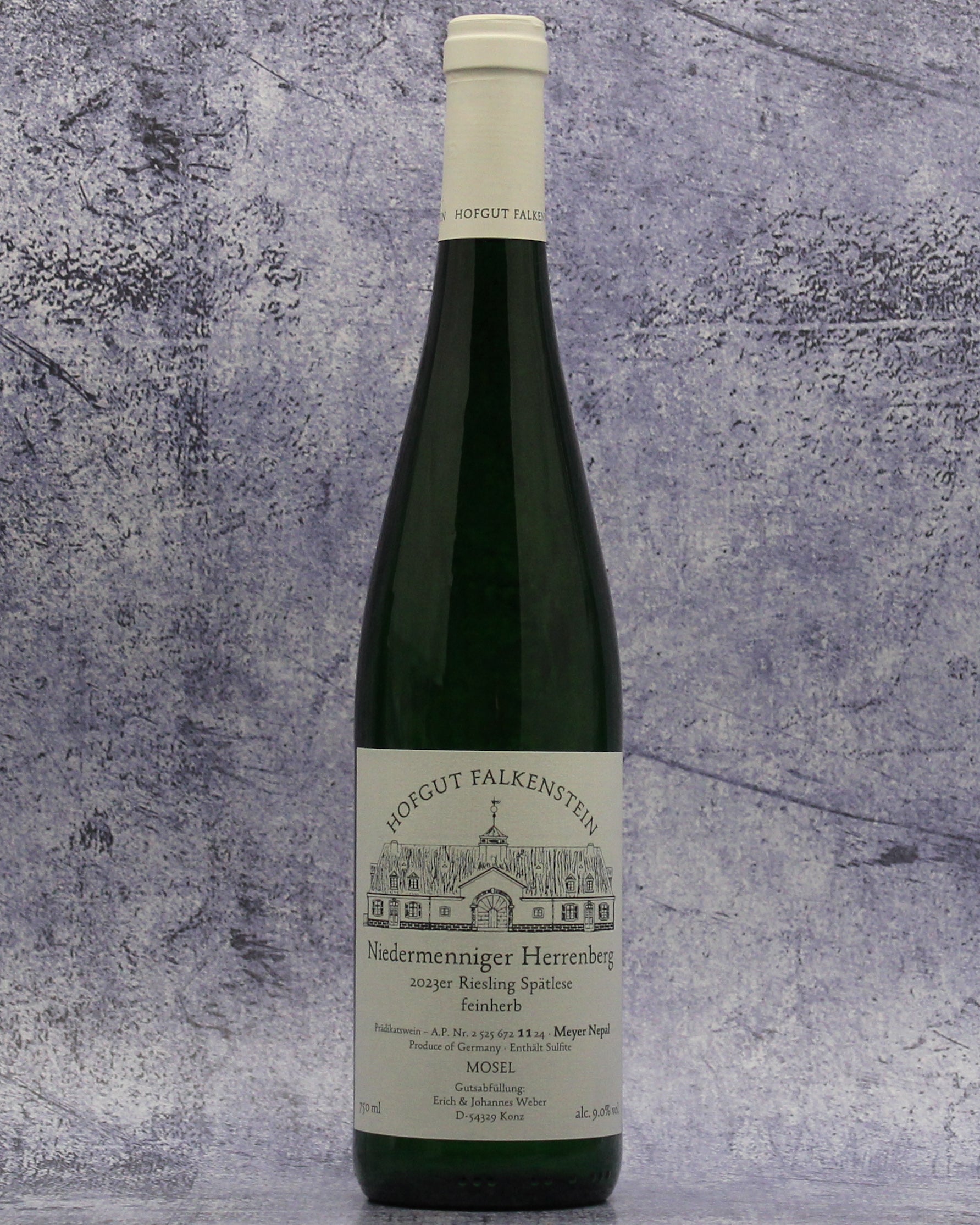 2023 Hofgut Falkenstein Niedermenniger Herrenberg Riesling Spatlese Feinherb Meyer Nepal AP 11