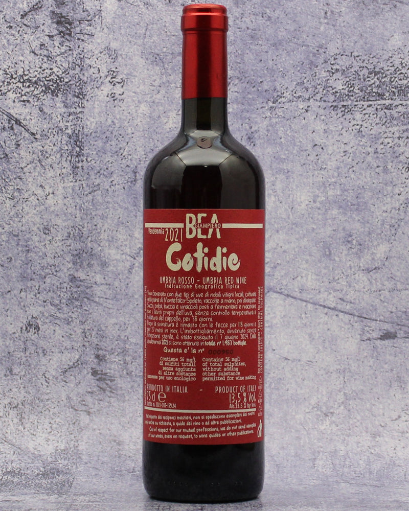 2021 Paolo Bea Umbria Rosso 'Cotidie'