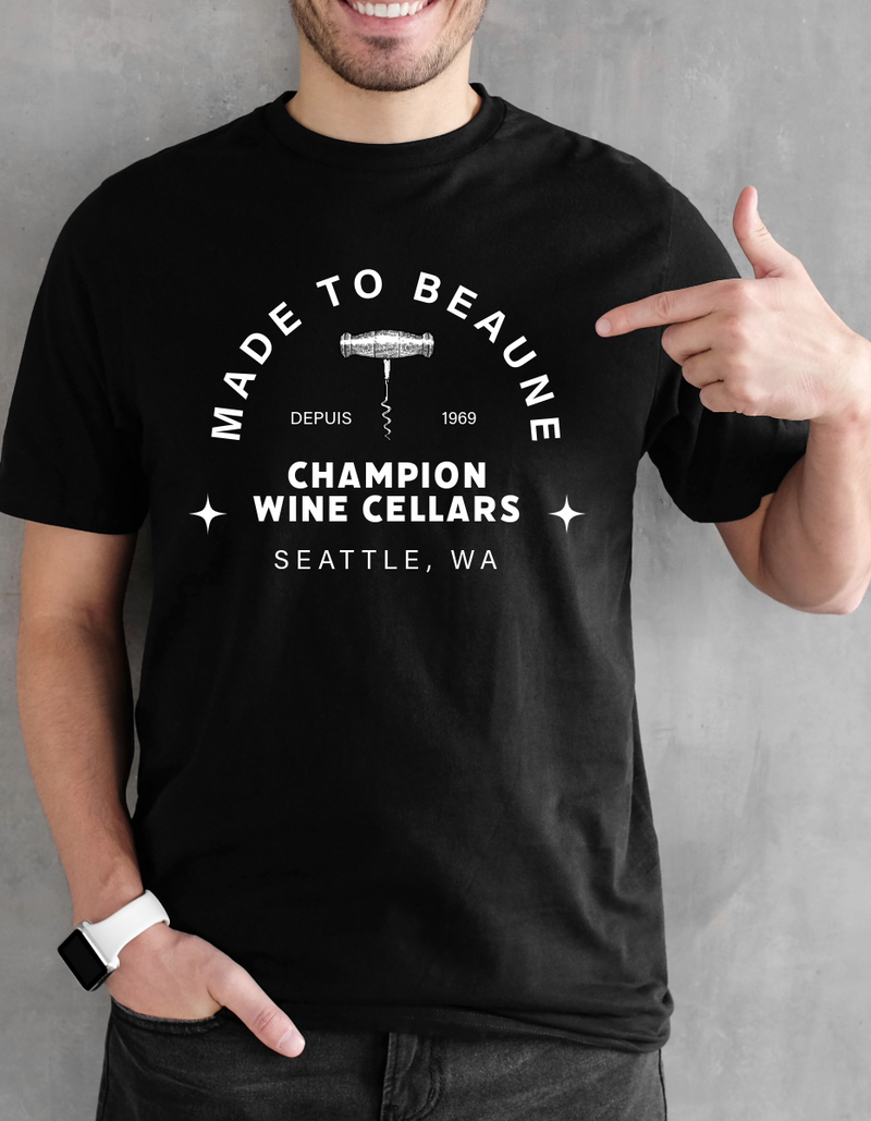 Champagne champion shirt on sale