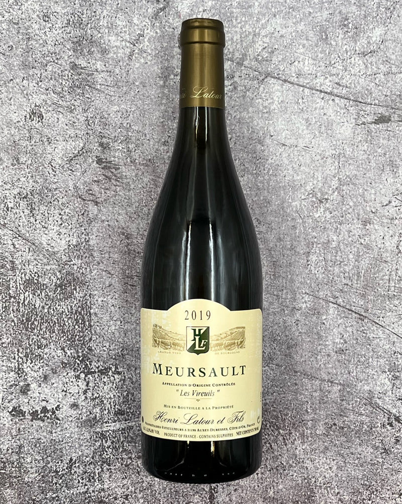 2019 Henri Latour Meursault "Les Vireuils"