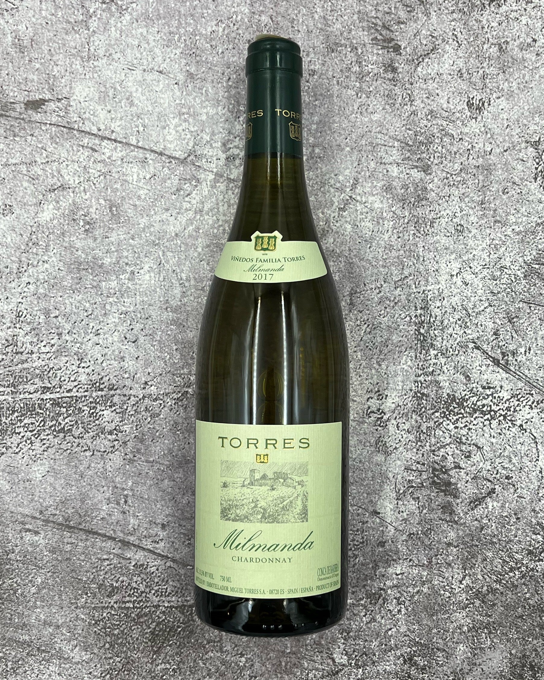 2017 Familia Torres Milmanda Chardonnay, DO Conca de Barberà